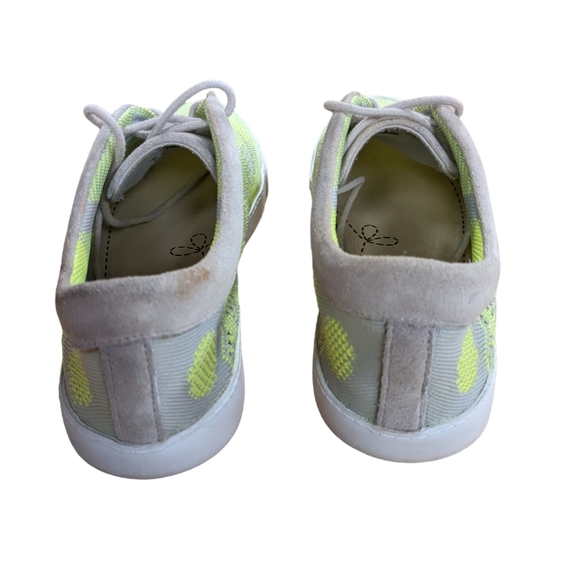 Clarks Somerset Glove Glitter Neon Green Sneakers Size 8.5 - Picture 8 of 12